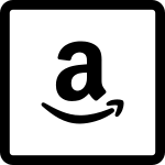 Amazon Rounded Border SVG Icon